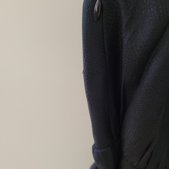 JACOB Dress 100% black silk - Picture 5 of 7